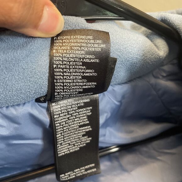 The North Face Womens Jacket Windbreaker Blue Full Zip Pockets Small - Picture 12 of 12